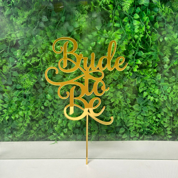 Bride To Be Cake Topper