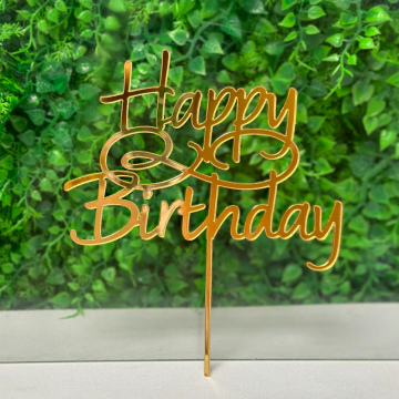 Cake Topper Happy Birthday